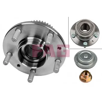 Roulement de roue arrière FAG 713 6156 30