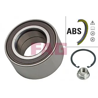 Roulement de roue avant FAG 713 6157 30