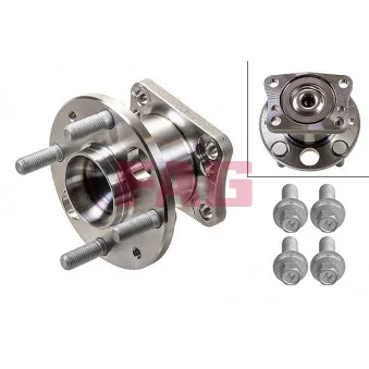 Roulement de roue arrière FAG 713 6158 50