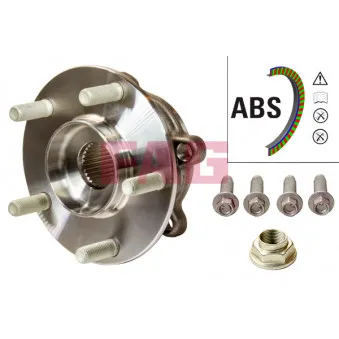 Roulement de roue avant FAG 713 6159 50