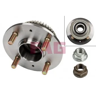 Roulement de roue arrière FAG 713 6173 50