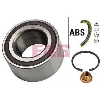 Roulement de roue avant FAG 713 6174 50