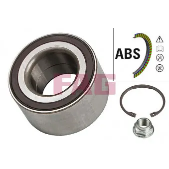 Roulement de roue avant FAG 713 6178 40