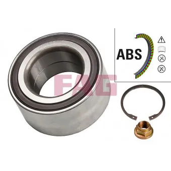 Roulement de roue avant FAG 713 6178 60