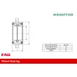 Roulement de roue arrière FAG 713 6181 90 - Visuel 2