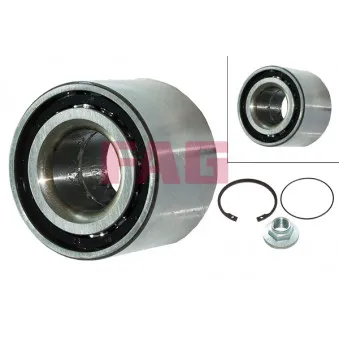 Roulement de roue arrière FAG 713 6183 70