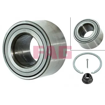 Roulement de roue arrière FAG 713 6187 60