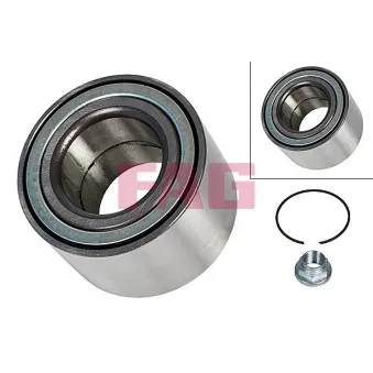Roulement de roue avant FAG 713 6203 60