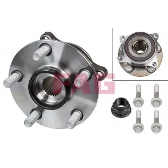 Roulement de roue avant FAG 713 6213 20