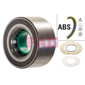 Roulement de roue arrière FAG 713 6214 40