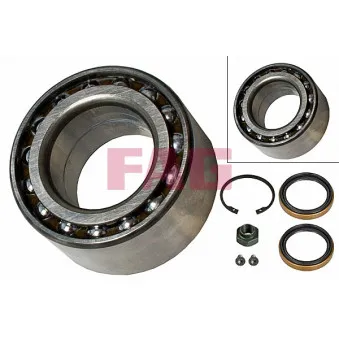 Roulement de roue arrière FAG 713 6234 60