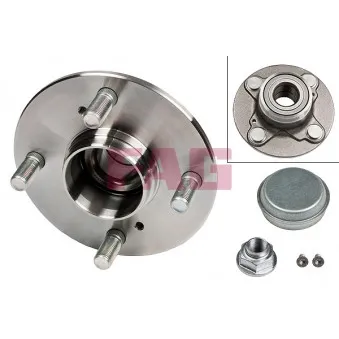 Roulement de roue arrière FAG 713 6236 60