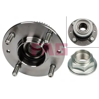 Roulement de roue arrière FAG 713 6260 80