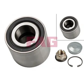 Roulement de roue arrière FAG 713 6302 60