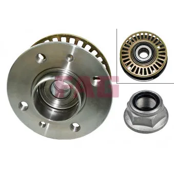 Roulement de roue arrière FAG 713 6304 20