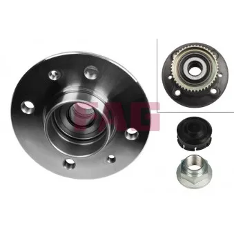 Roulement de roue arrière FAG 713 6306 50