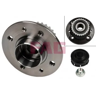 Roulement de roue arrière FAG 713 6306 90