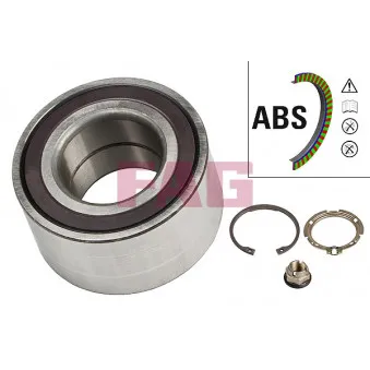 Roulement de roue avant FAG 713 6309 90