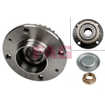 Roulement de roue arrière FAG 713 6404 20