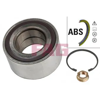 Roulement de roue avant FAG 713 6405 40