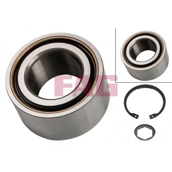 Roulement de roue arrière FAG 713 6443 50
