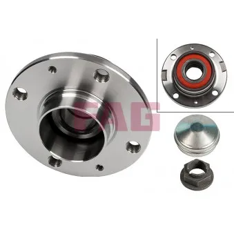 Roulement de roue arrière FAG 713 6448 40
