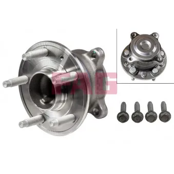 Roulement de roue arrière FAG 713 6452 10