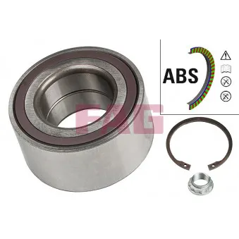 Roulement de roue arrière FAG 713 6494 20