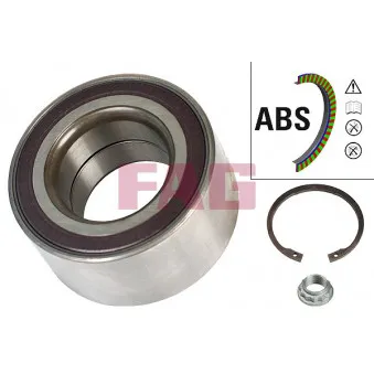 Roulement de roue arrière FAG 713 6495 80