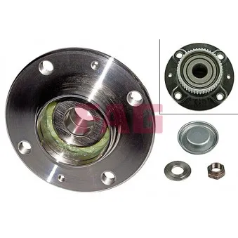 Roulement de roue arrière FAG 713 6500 40