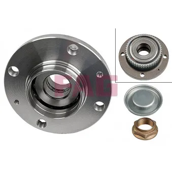 Roulement de roue arrière FAG 713 6505 20