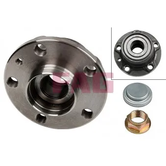 Roulement de roue arrière FAG 713 6505 30