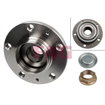 Roulement de roue arrière FAG 713 6505 50
