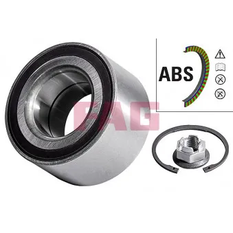 Roulement de roue avant FAG 713 6506 40