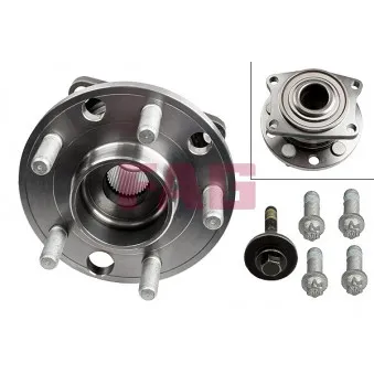 Roulement de roue arrière FAG 713 6604 50