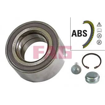 Roulement de roue avant FAG 713 6680 80