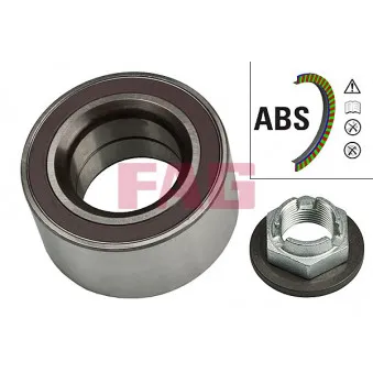 Roulement de roue avant FAG 713 6784 10