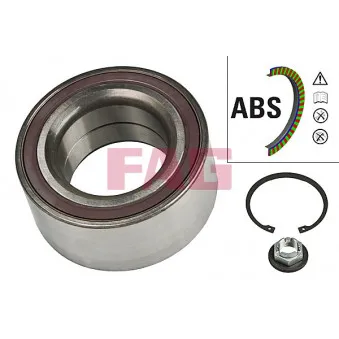 Roulement de roue avant FAG 713 6784 40