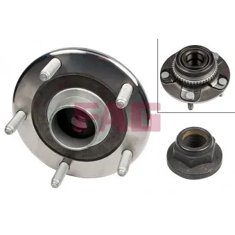Roulement de roue arrière FAG 713 6787 20