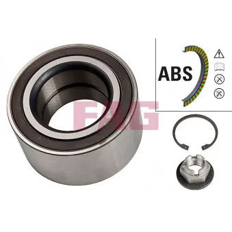 Roulement de roue avant FAG 713 6789 70