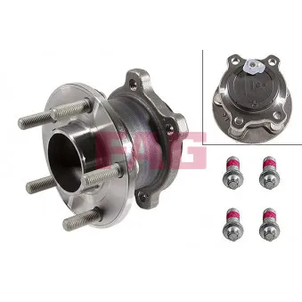 Roulement de roue arrière FAG 713 6792 00