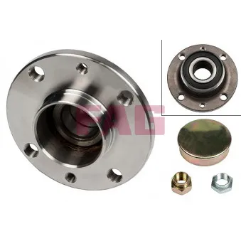 Roulement de roue arrière FAG 713 6902 40