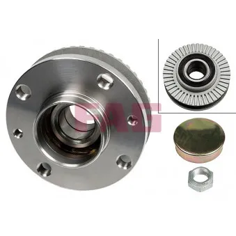 Roulement de roue arrière FAG 713 6906 00