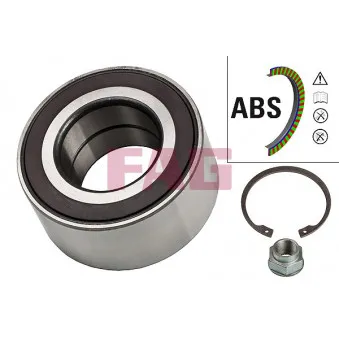 Roulement de roue avant FAG 713 6907 00