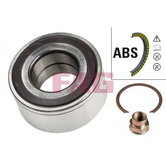 Roulement de roue avant FAG 713 6907 50