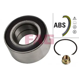 Roulement de roue avant FAG 713 6908 60