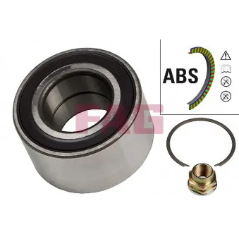 Roulement de roue avant FAG 713 6909 50