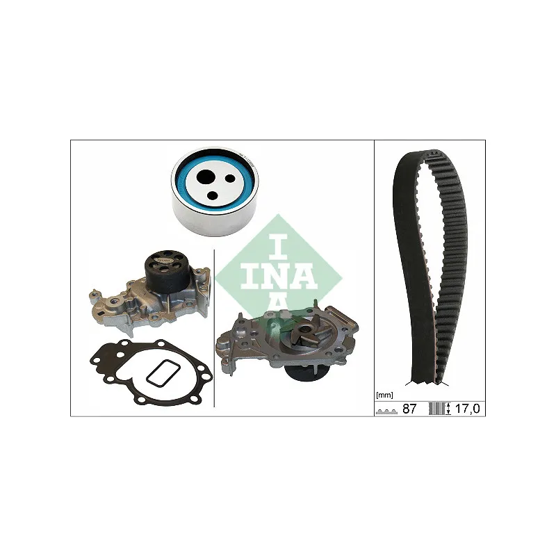 Pompe à eau + kit de courroie de distribution INA 530 0182 31