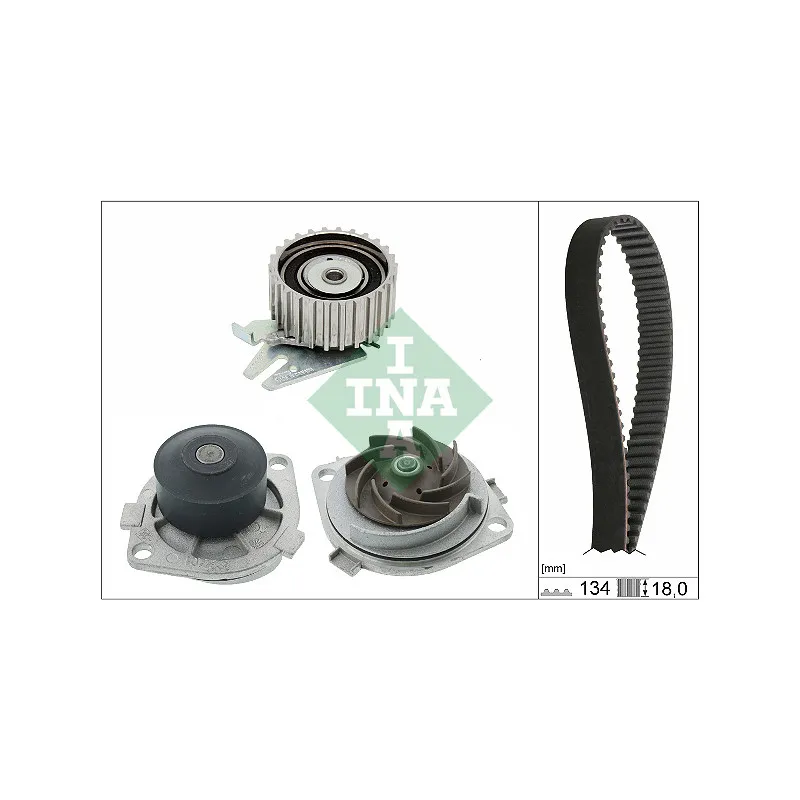Pompe à eau + kit de courroie de distribution INA 530 0221 31