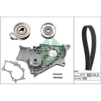 Pompe à eau + kit de courroie de distribution INA 530 0269 30